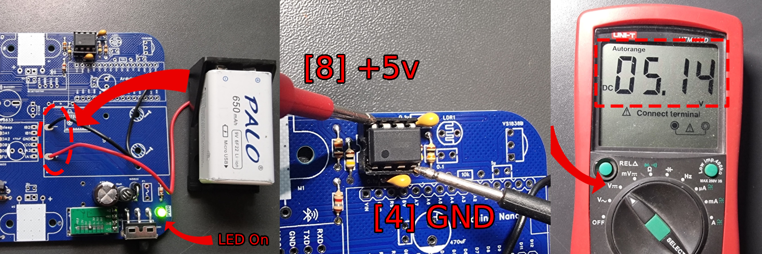 ByByte Nano IR side validate power voltage